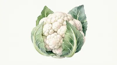 Cauliflower leaves