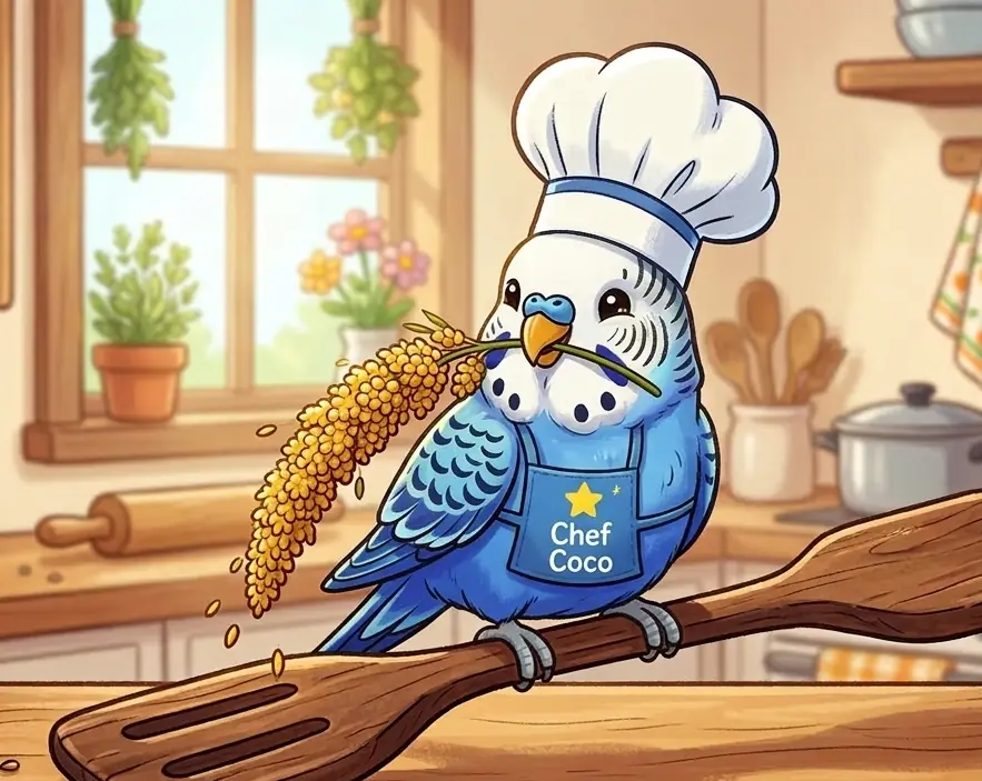 Budgerigar Chef